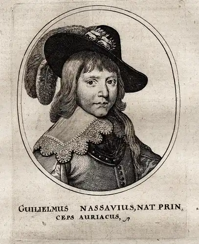 Guilielmus Nassavius - Willem II van Oranje (1626-1650) Prins Potrait