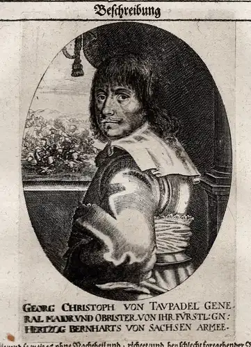 Georg Christoph von Taupadel - Georg Christoph von Taupadel (c.1600-1647) General Portrait