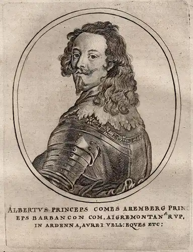 Albertus princeps comes Aremberg - Albert de Ligne, Prince of Barbancon and Arenberg (1600-1674) Portrait