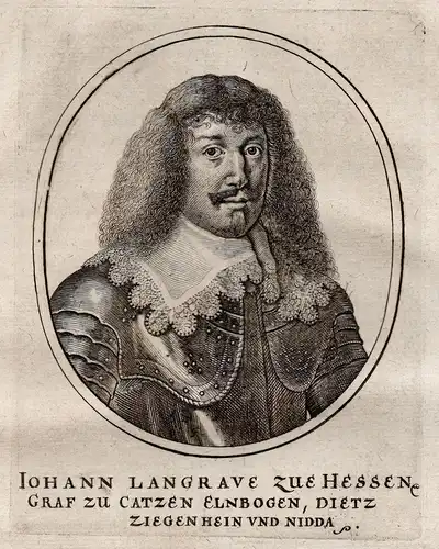 Iohann Langrave zu Hessen - Johann landgraf zu Hessen-Braubach (1609-1651) Ziegenhain Nidda Portrait