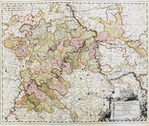 Treverensis Regio Archiepiscopatus Electoratusque Titulo insignus: Quae per suas divisa Praefecturas Comitatum