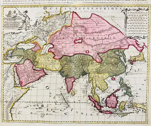 L'Asie, distenguée en ses Principales Parties Scavoir la Turquie en Asie, l'Arabie, La Perse, l'Inde, la Chine