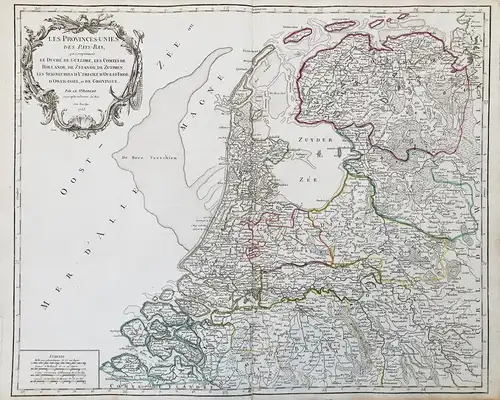 Les Provinces Unies des Pays-Bas qui comprennent le Duché de Gueldre, les Comtés de Hollande, de Zelande, de Z
