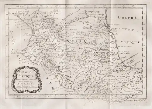 Carte du Mexique - Mexico Mexiko Guadalajara Oaxaca Karte map mapa