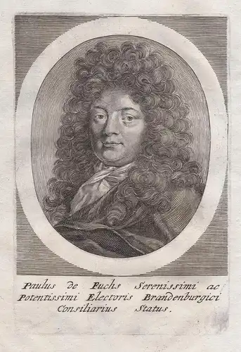 Paulus de Fuchs - Paul von Fuchs (1640-1704) Brandenburg Berlin Malchow Stettin Portrait