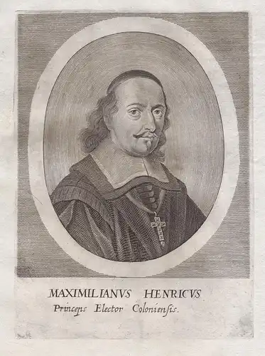 Maximilianus Henricus - Maximilian Heinrich von Bayern (1621-1688) Herzog Kurfürst Erzbischof von Köln Portrai