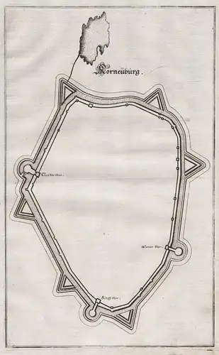 Korneuburg - Korneuburg Weinviertel Befestigungsplan Österreich Austria