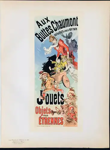 Aux Buttes Chaumont. Jouets Objets pour Etrennes (Plate 169) - Spielzeug jouels games toys poster Plakat Art N