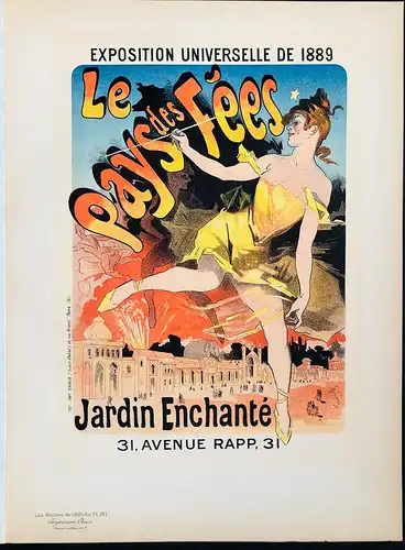 Le Pays des Fees. Exposition Universelle de 1889. (Plate 181) - poster Plakat Art Nouveau Jugendstil
