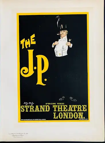 The J. P. From the Strand Theatre London (Plate 148) - Rauchen Raucher smoking smoker Zigarette cigar fuming p