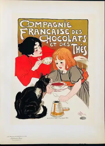 Compagnie Francaise des Chocolats et des Thes (Plate 170) - chocolat chocolate Schokolade Kakao cocoa poster P