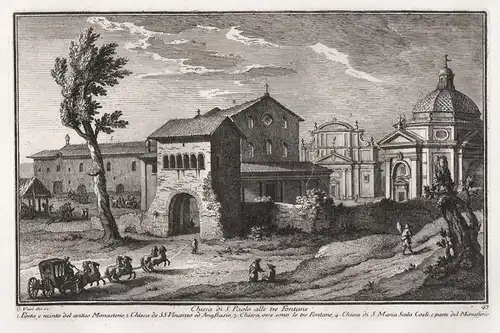 Chiesa di S. Paolo alle tre Fontane - Chiesa di San Paolo alle Tre Fontane Roma Rome Rom