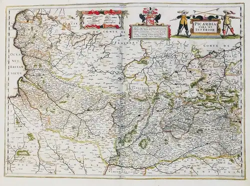 Picardia vera et Inferior. - Picardie Amiens Abbeville Saint-Quentin Charleville-Meziers Guise Aisne Hauts-de-