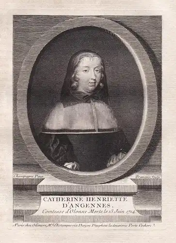 Catherine Henriette d'Angennes - Catherine Henriette d'Angennes (1634-1714) courtisane Kurtisane courtesan Com