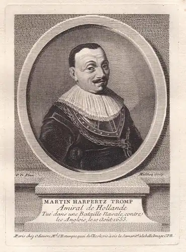 Martin Harpertz Tromp - Maarten Harpertszoon Tromp (1598-1653) Army general admiral Dutch Navy Luitenant Admir