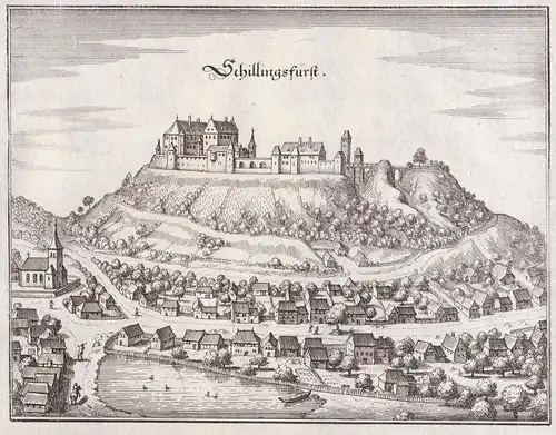 Schillingsfürst - Schillingsfürst LK Ansbach Mittelfranken Bayern