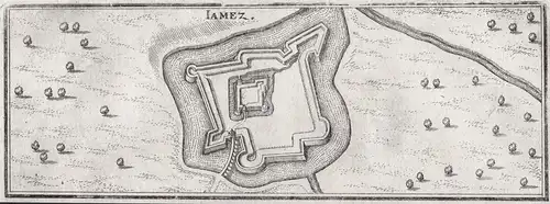 Iamez - Jametz Meuse gravure
