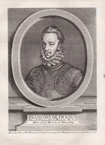 Francois de France - Francois Hercule de Valois Duc Herzog Alencon (1555-1584) Duc d'Alençon, Duc d'Anjou, Com