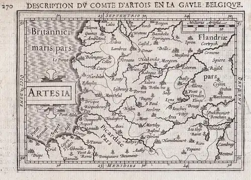 Artesia - Artois Pas-de-Calais Boulogne-sur-Mer map Karte carte