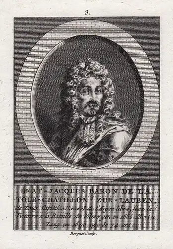 Beat-Jacques Baron de la Tour-Chatillon Zurlauben - Beat Tour-Chatillon Baron von Zurlauben (1616 - 1690) Luze