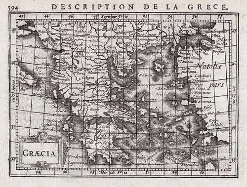 Graecia - Greece Griechenland Grecia map Karte carte