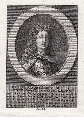 Beat-Jacques Baron-de-la-Tour-Chatillon-zur-Lauben - Beat Jakob Zurlauben (1656-1704) Baron von Ville Generall