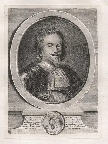 Charles D'Alberts. Duc de Luynes - Charles Albert Duc Luynes (1578-1621) Gouverneur de la ville et du château