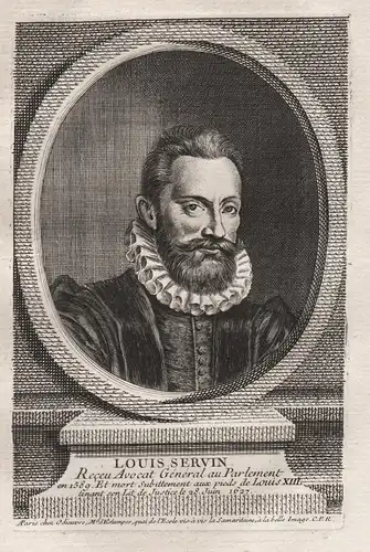 Louis Servin - Louis Servin (1555-1626) seigneur de Pinoches et de La Grève, magistrat, Orleans, Geneve, Paris