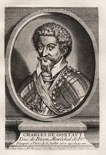 Charles de Gontaut Duc de Biron - Charles de Gontaut duc de Biron (1562-1602) militaire marchal Militär soldie