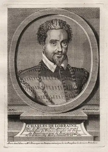 Charles de Lorraine - Charles de Mayenne II de Lorraine (1554-1611) Maine Guise Alencon Soissons duc duke Port
