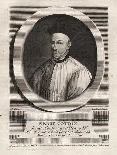 Pierre Cotton - Pierre Coton (1564 - 1626) Jesuit Jesuiten Neronde Roanne Paris chapelle Saint-Michel Frankrei