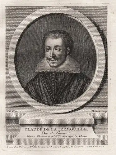 Claude de la Tremouille - Claude de La Tremoille duc de Thouars (1566-1604) Portrait