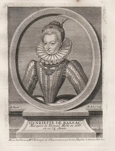 Henriette de Balsac - Catherine Henriette de Balzac dEntragues (1579 - 1633) Heinrich IV Mätresse mistress Ku