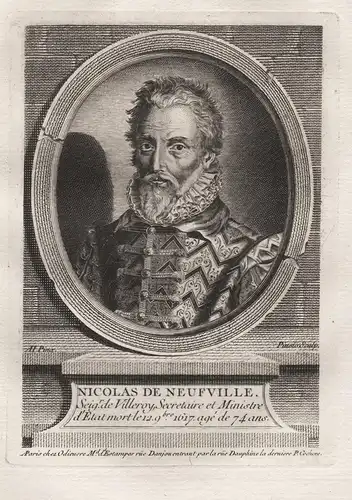 Nicolas de Neufville - Nicolas de Neufville, seigneur de Villeroy (1542-1617) Portrait