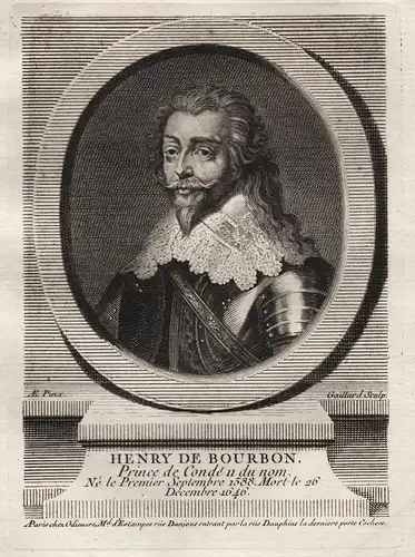 Henry de Bourbon - Henri II. de Bourbon Prince of Conde (1588-1646) Premier prince du sang, Prince de Condé, P