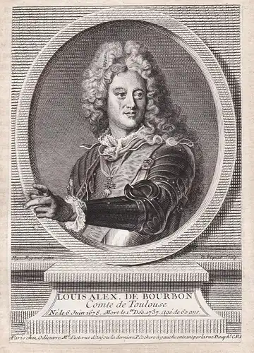 Louis Alex. de Bourbon - Louis-Alexandre de Bourbon Comte de Toulouse (1678-1737) Fils de France, Comte de Tou
