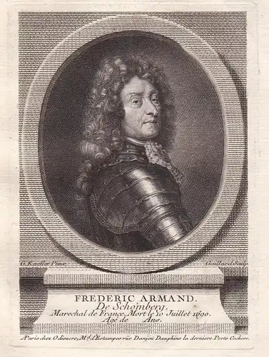 Frederic Armand de Schomberg - Friedrich von Schomberg (1615-1690) Schönberg Heerführer Graf Marschall Marecha