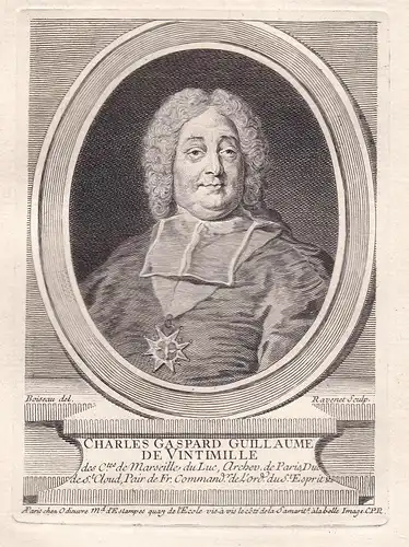 Charles Gaspard Guillaume de Vintimille - Charles Gaspard Guillaume von Vintimille du Luc (1655-1746) archbish