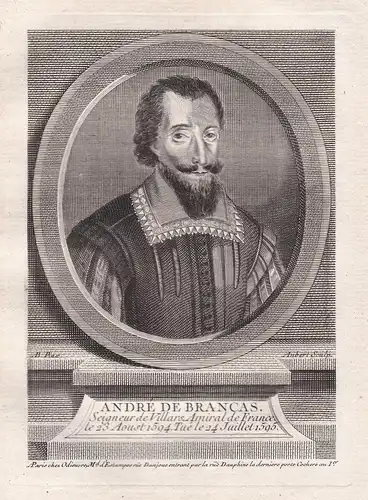 Andre de Brancas - André-Baptiste de Brancas, Amiral de Villars (-1595) admiral France Portrait