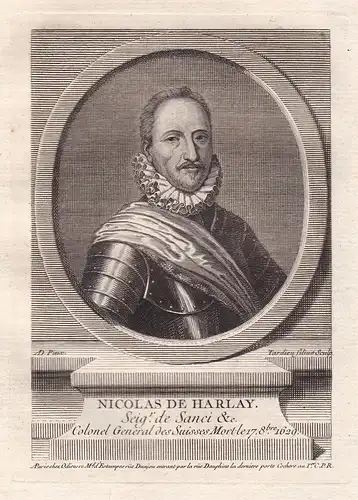 Nicolas de Harlay - Nicolas de Harlay seigneur de Sancy (1546-1629) soldier, gem collector, Portrait