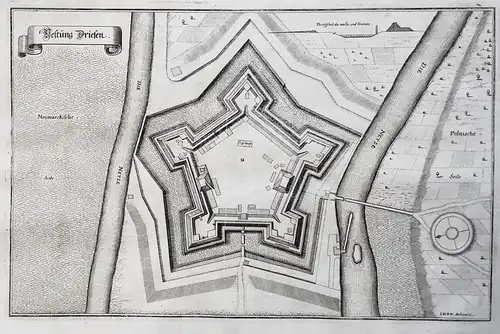 Vestung Driesen. - Drezdenko Driesen Lebus Polska Polen Poland