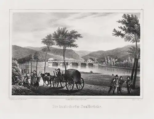 Die kaulsdorfer Saalbrücke - Kaulsdorf Saale Thüringen