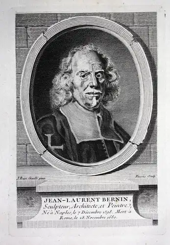 Jean-Laurent Bernin - Gian Lorenzo Bernini (1598-1680) scultore sculptor architect Portrait