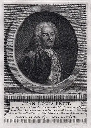 Jean Louis Petit - Jean Louis Petit (1674-1750) surgeon professor anatomist Chirurg Chirurgie Medizin medicine