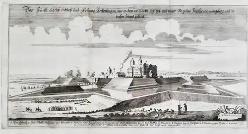 Das Fürstl. Sächß. Schloß und Festung Heldrungen, wie es den 27. Martii A. 1664 mit neuer Regular Fortifikati