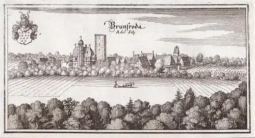 Brunsroda. Adel Sitz. - Brunsrode Burg Helmstedt Lehre Niedersachsen