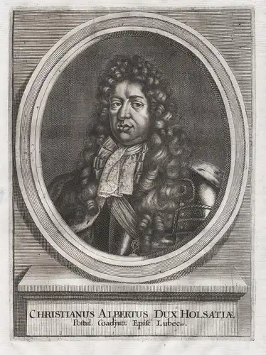 Christianus Albertus - Christian Albrecht v. Schleswig-Holstein-Gottorf  (1641-1695) Lübeck Portrait