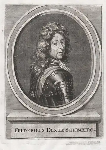 Fridericus Dux de Schomberg - Friedrich von Schomberg (1615-1690) Graf Schönberg Portrait