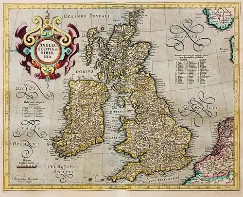Anglia, Scotia et Hibernia - British Isles Great Britain Ireland Großbritannien Irland