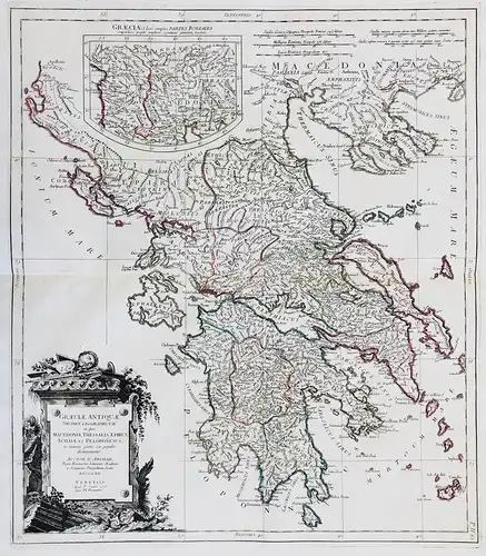 Graeciae Antiquae Specimen Geographicum in quo Macedonia, Thessalis, Epirus, Achaia et Peloponnesus in minores